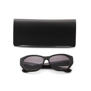 SAINT LAURENT Black 56mm Cat Eye Sunglasses